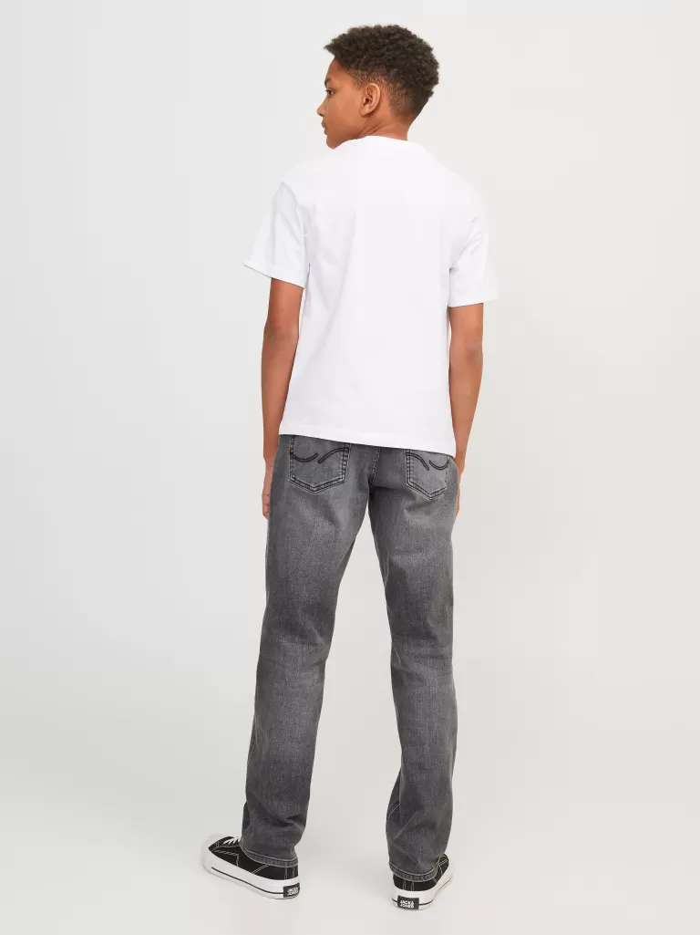 JACK & JONES Bestsellery | Jeansy^JJICLARK JJORIGINAL SQ 349 NOOS JNR Krój regularny Junior Szary