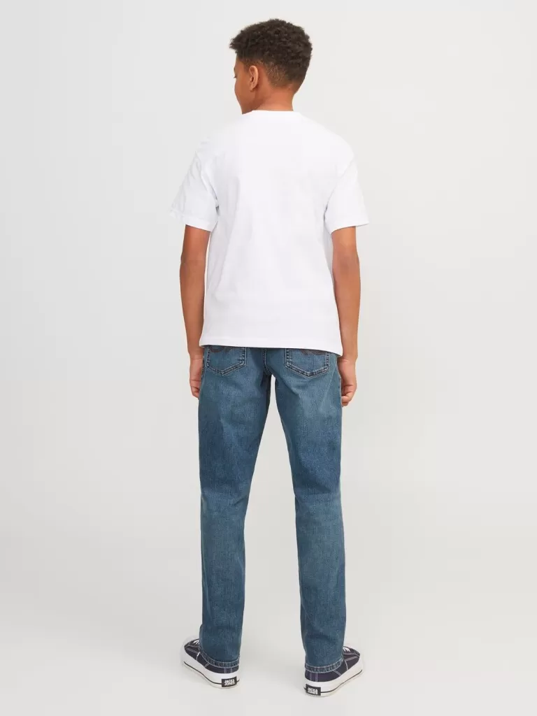 JACK & JONES Jeansy^JJICLARK JJORIGINAL SQ 223 NOOS JNR Krój regularny Junior Niebieski