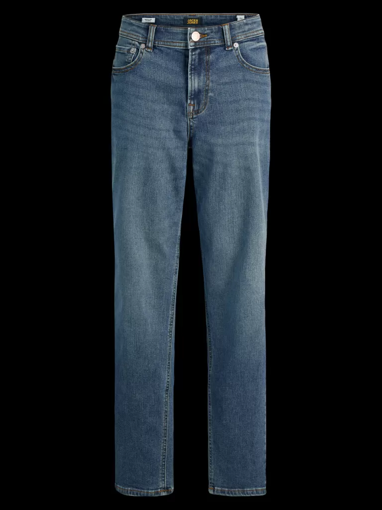 JACK & JONES Jeansy^JJICLARK JJORIGINAL SQ 223 NOOS JNR Krój regularny Junior Niebieski