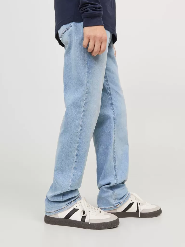 JACK & JONES Jeansy^JJICLARK JJORIGINAL SQ 702 NOOS JNR Krój regularny Junior Niebieski