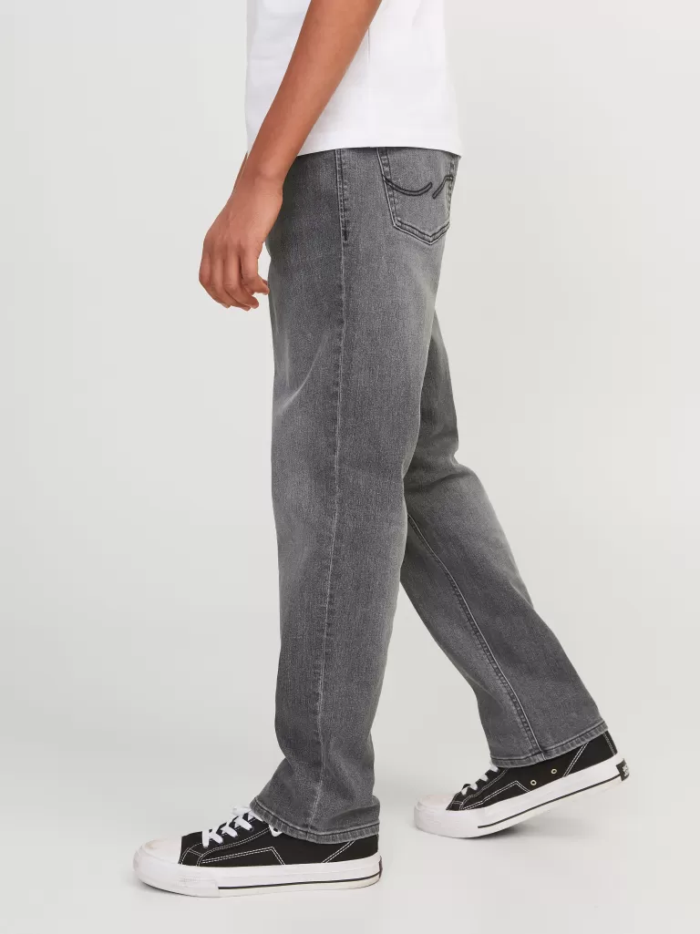 JACK & JONES Bestsellery | Jeansy^JJICLARK JJORIGINAL SQ 349 NOOS JNR Krój regularny Junior Szary