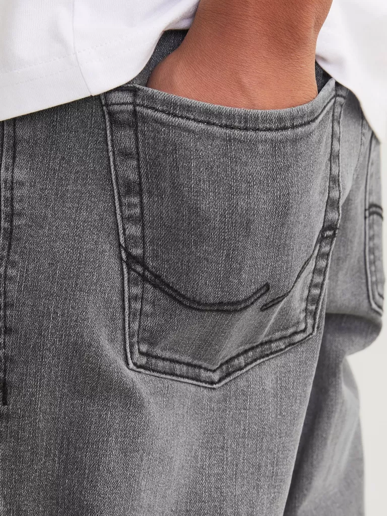 JACK & JONES Bestsellery | Jeansy^JJICLARK JJORIGINAL SQ 349 NOOS JNR Krój regularny Junior Szary