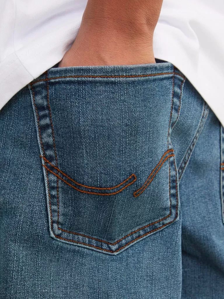 JACK & JONES Jeansy^JJICLARK JJORIGINAL SQ 223 NOOS JNR Krój regularny Junior Niebieski