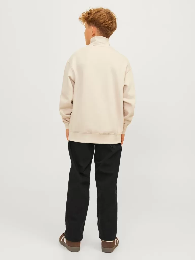 JACK & JONES Jeansy^JJICLARK JJORIGINAL SQ 356 SN JNR Krój regularny Junior Czarny