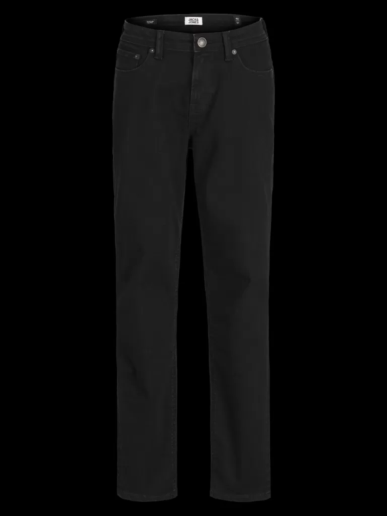 JACK & JONES Jeansy^JJICLARK JJORIGINAL SQ 356 SN JNR Krój regularny Junior Czarny