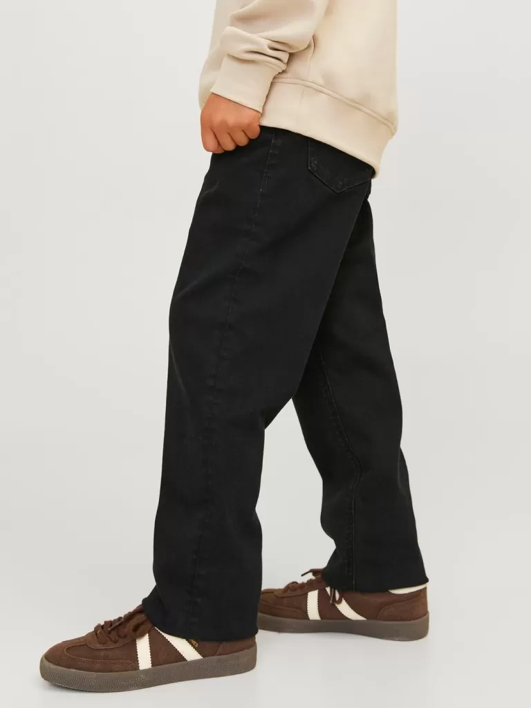 JACK & JONES Jeansy^JJICLARK JJORIGINAL SQ 356 SN JNR Krój regularny Junior Czarny