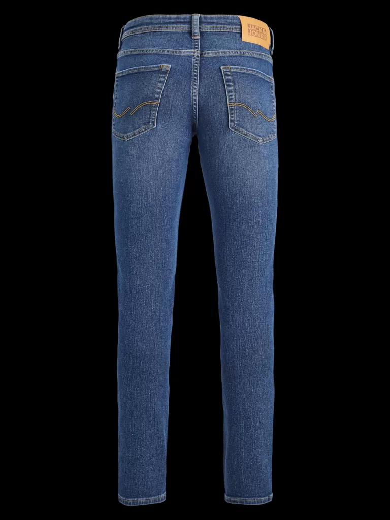 JACK & JONES Jeansy | Wyprzedaż^JJIGLENN JJIORIGINAL MF 070 MNI Jeansy o kroju slim fit Mini Niebieski
