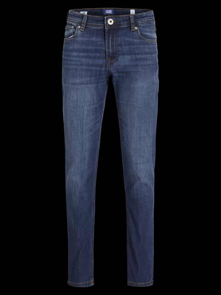 JACK & JONES Jeansy^JJIGLENN JJORIGINAL CB 814 NOOS JNR Jeansy o kroju slim fit Junior Niebieski