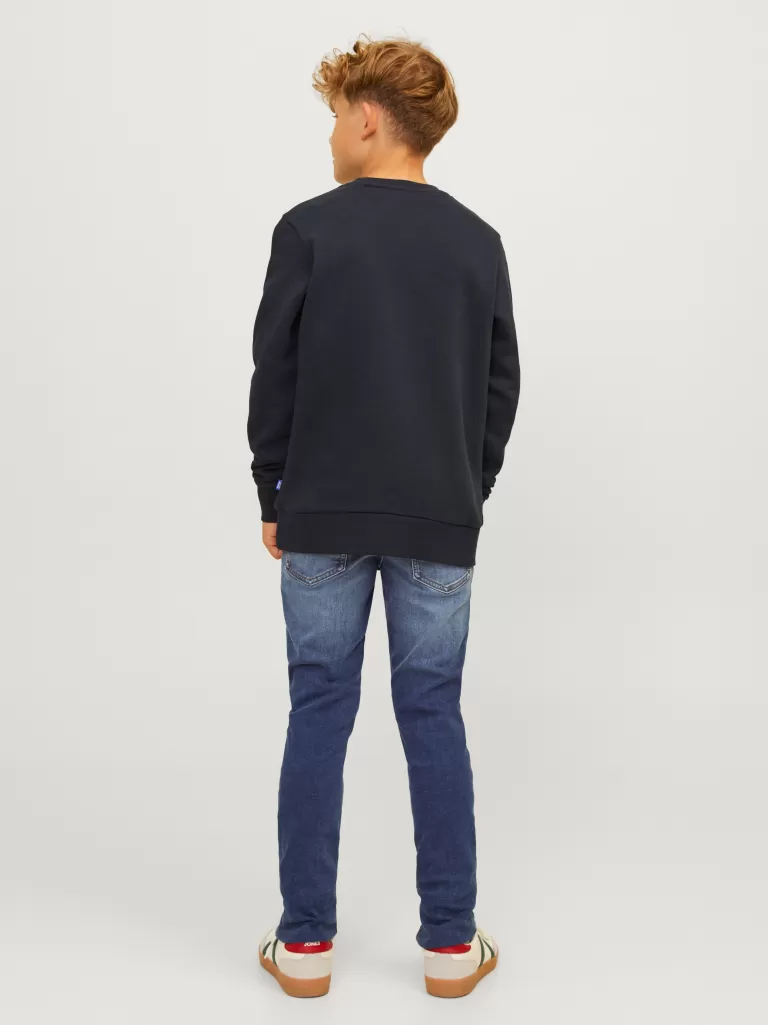 JACK & JONES Jeansy^JJIGLENN JJORIGINAL GE 001 I.K NOOS JNR Jeansy o kroju slim fit Junior Niebieski