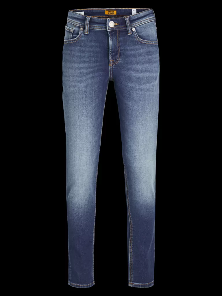 JACK & JONES Jeansy^JJIGLENN JJORIGINAL GE 001 I.K NOOS JNR Jeansy o kroju slim fit Junior Niebieski
