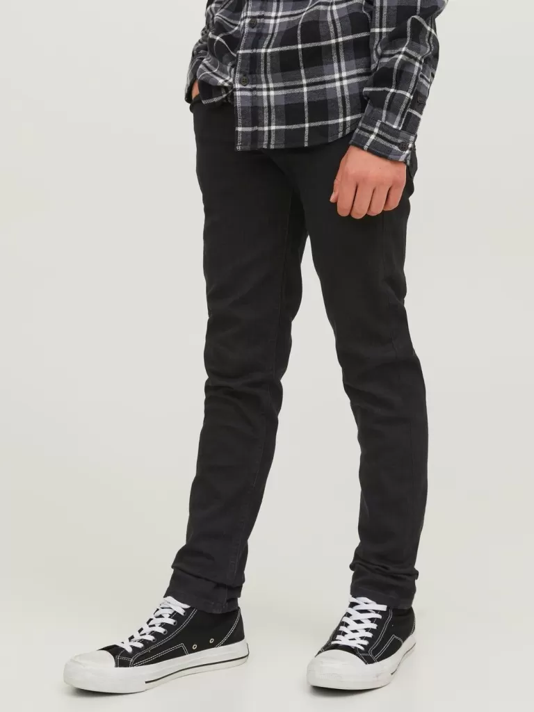 JACK & JONES Jeansy^JJIGLENN JJORIGINAL MF 072 NOOS JNR Jeansy o kroju slim fit Junior Czarny