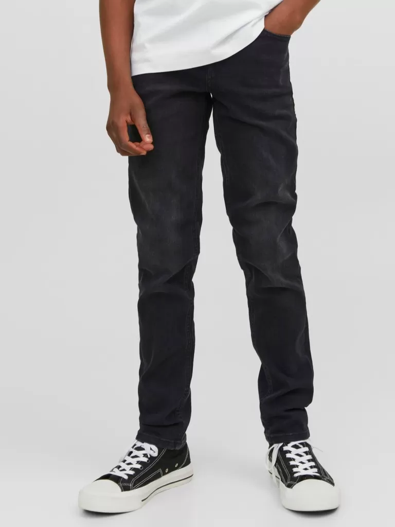 JACK & JONES Jeansy^JJIGLENN JJORIGINAL MF 073 NOOS JNR Jeansy o kroju slim fit Junior Czarny