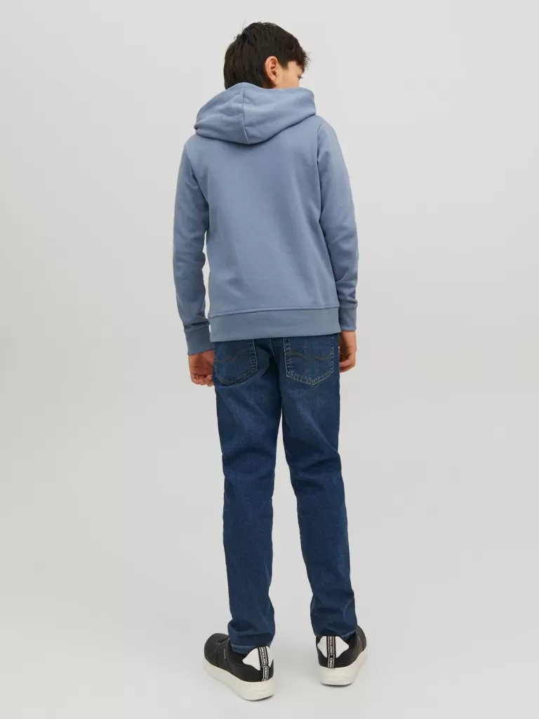 JACK & JONES Jeansy^JJIGLENN JJORIGINAL MF 070 NOOS JNR Jeansy o kroju slim fit Junior Niebieski