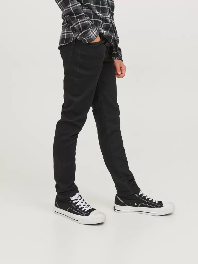 JACK & JONES Jeansy^JJIGLENN JJORIGINAL MF 072 NOOS JNR Jeansy o kroju slim fit Junior Czarny