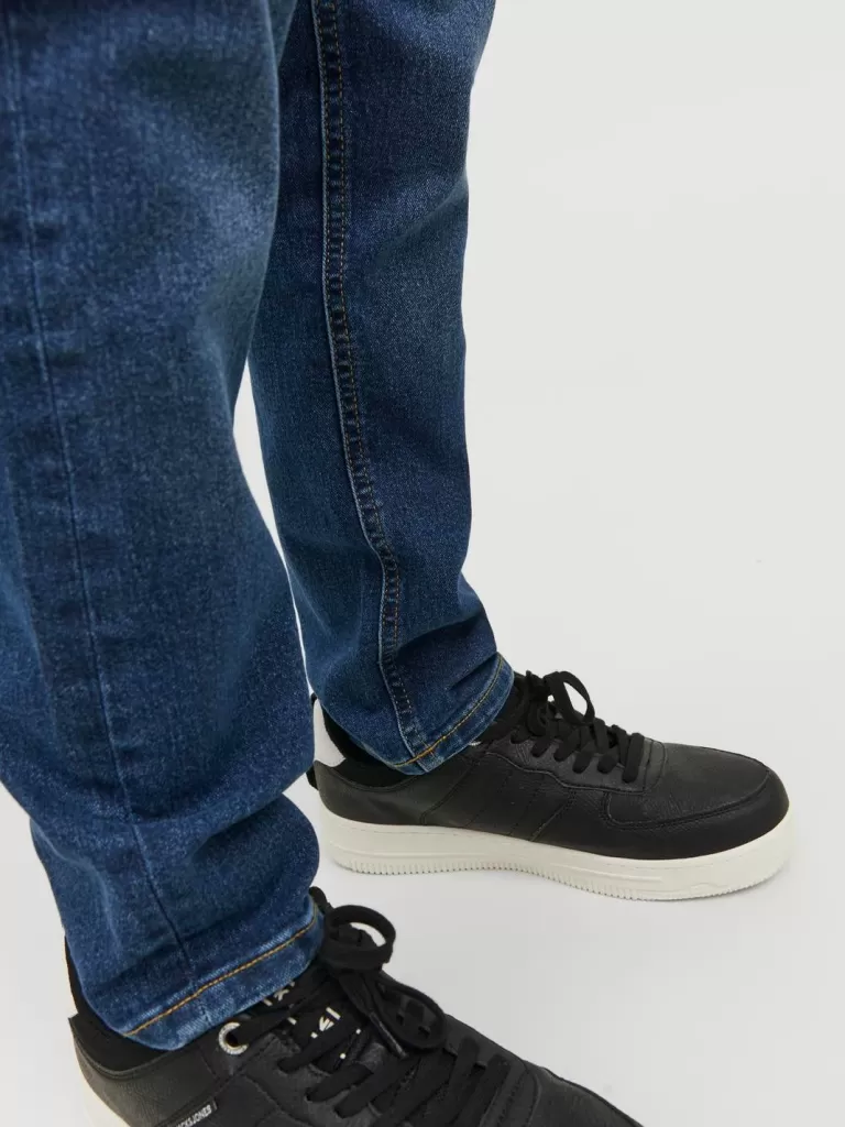 JACK & JONES Jeansy^JJIGLENN JJORIGINAL MF 070 NOOS JNR Jeansy o kroju slim fit Junior Niebieski