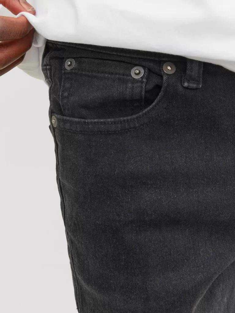 JACK & JONES Jeansy^JJIGLENN JJORIGINAL MF 073 NOOS JNR Jeansy o kroju slim fit Junior Czarny