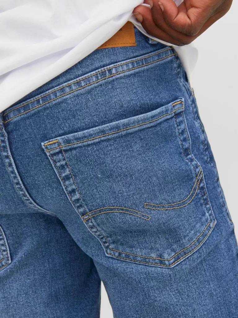 JACK & JONES Jeansy^JJIGLENN JJORIGINAL MF 071 NOOS JNR Jeansy o kroju slim fit Junior Niebieski