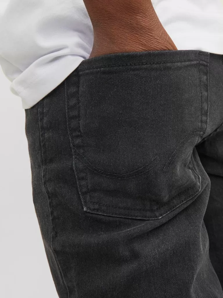 JACK & JONES Jeansy^JJIGLENN JJORIGINAL MF 073 NOOS JNR Jeansy o kroju slim fit Junior Czarny