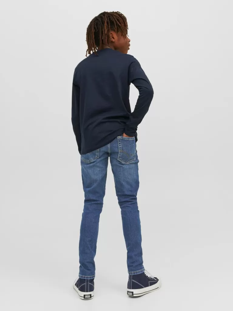 JACK & JONES Bestsellery | Jeansy^JJILIAM JJORIGINAL MF 070 NOOS JNR Jeansy o kroju skinny Junior Niebieski