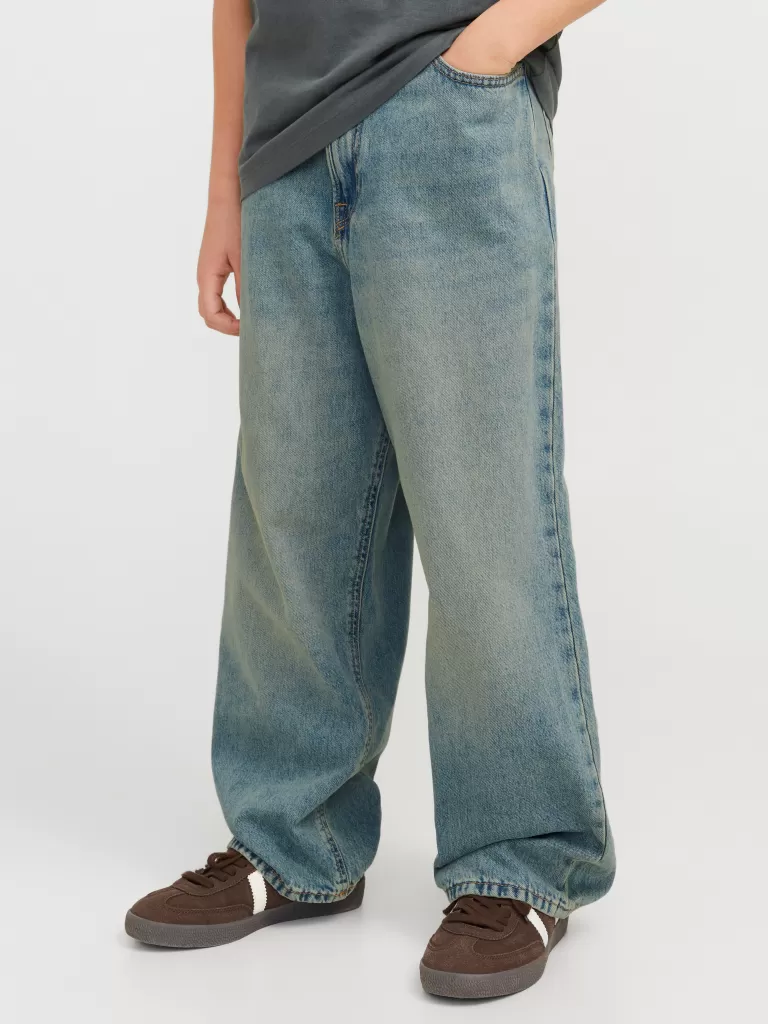 JACK & JONES Bestsellery | Jeansy^JJIRON JJORIGINAL MF 325 LN JNR Jeansy o kroju baggy Junior Niebieski
