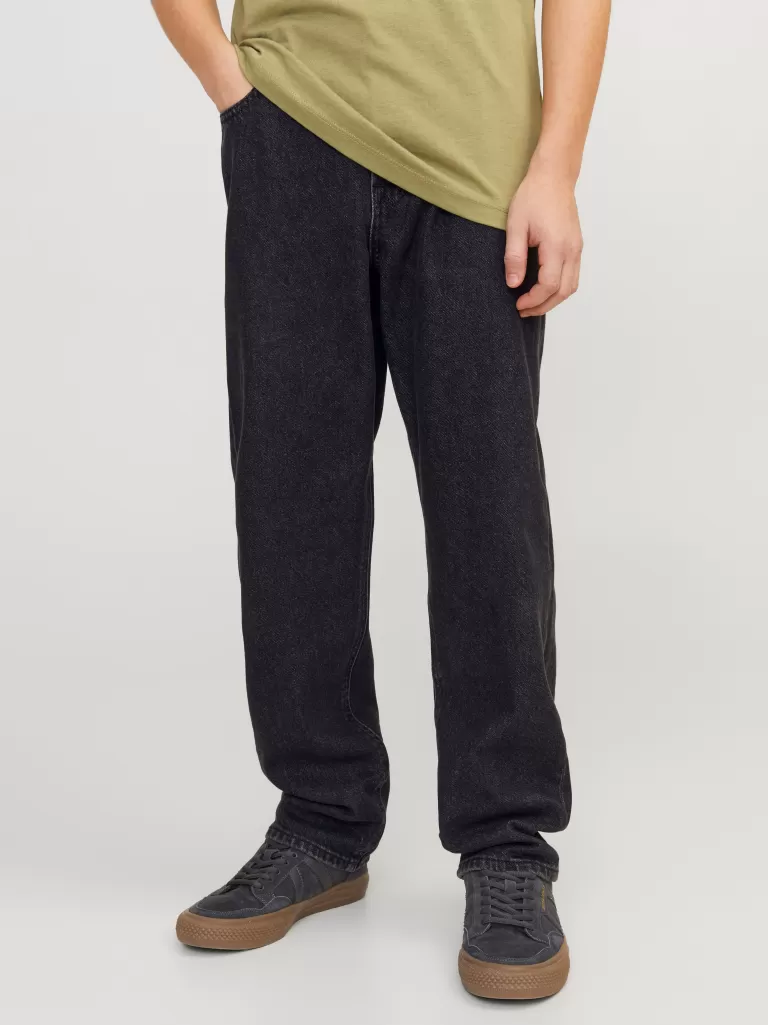 JACK & JONES Jeansy | Wyprzedaż^JWCHRIS JJIORIGINAL SQ 953 JNR Jeansy o swobodnym kroju Junior Czarny