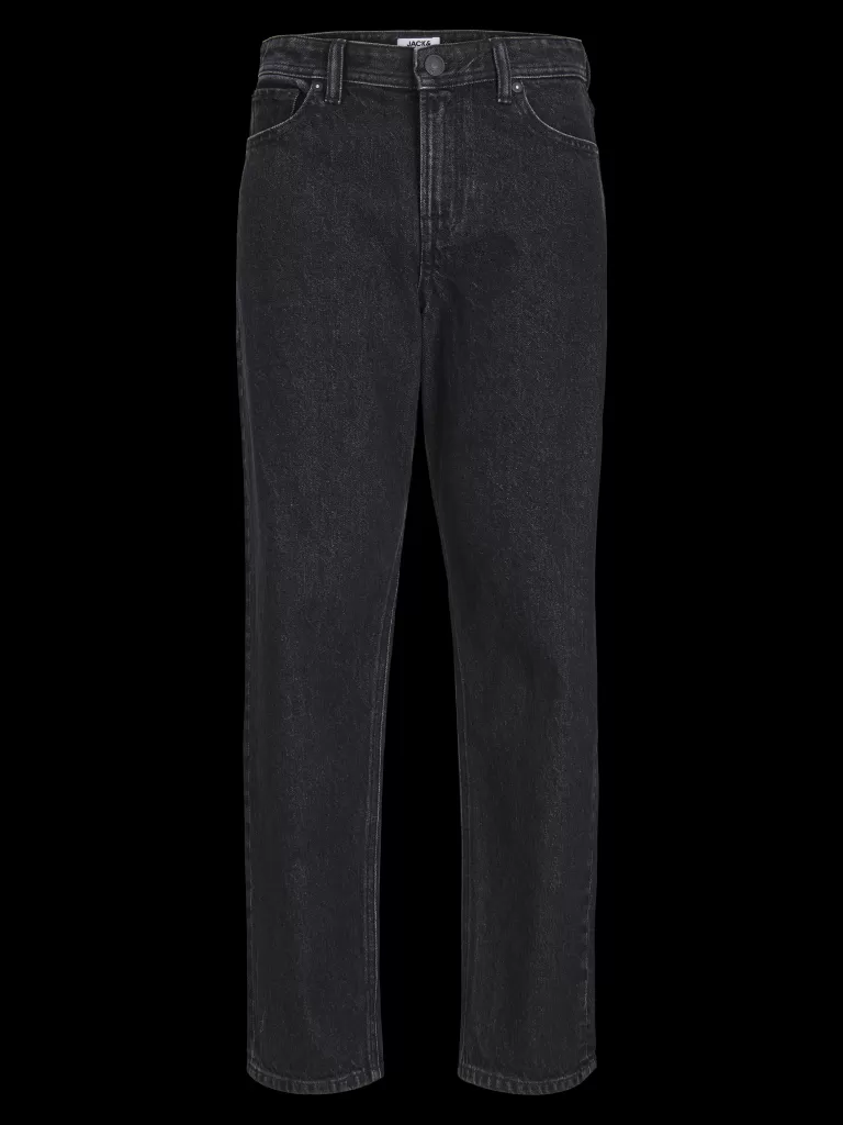 JACK & JONES Jeansy | Wyprzedaż^JWCHRIS JJIORIGINAL SQ 953 JNR Jeansy o swobodnym kroju Junior Czarny