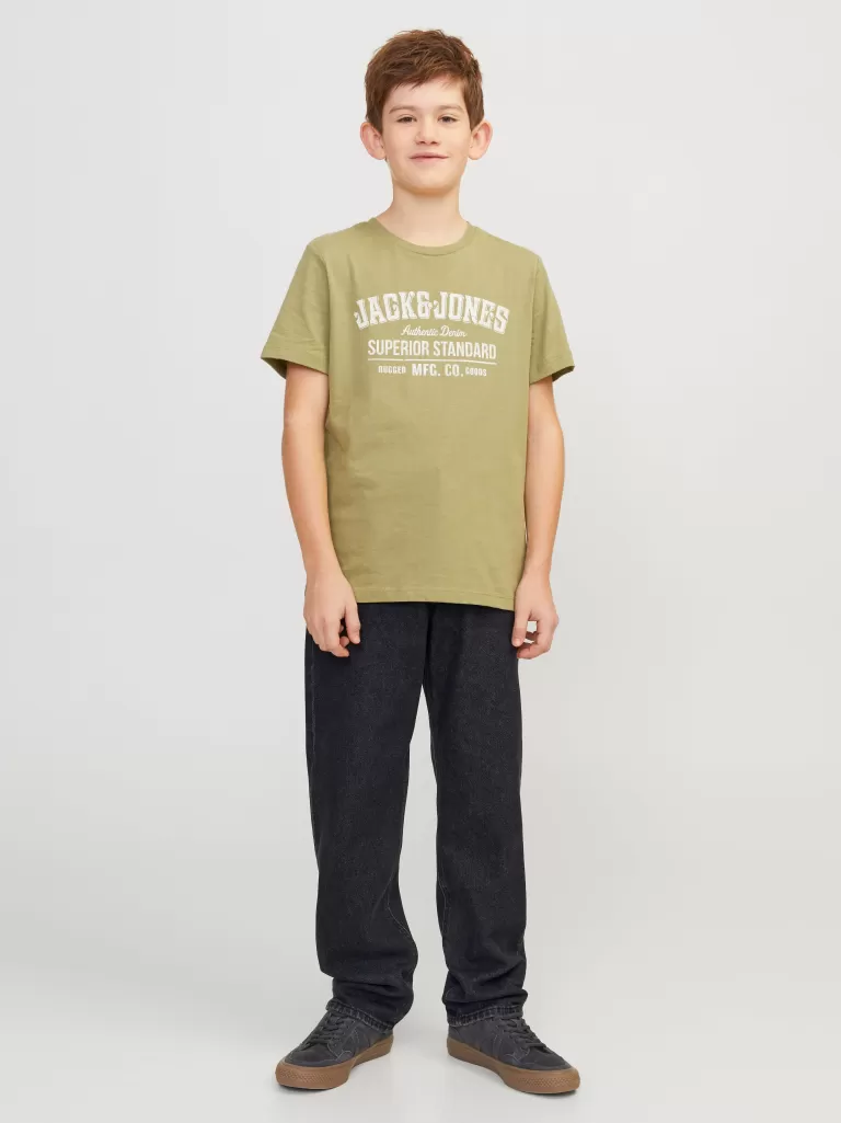 JACK & JONES Jeansy | Wyprzedaż^JWCHRIS JJIORIGINAL SQ 953 JNR Jeansy o swobodnym kroju Junior Czarny