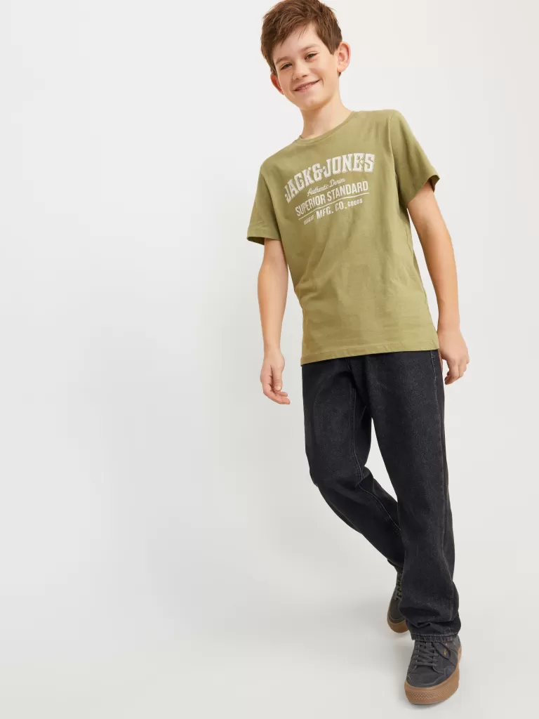 JACK & JONES Jeansy | Wyprzedaż^JWCHRIS JJIORIGINAL SQ 953 JNR Jeansy o swobodnym kroju Junior Czarny