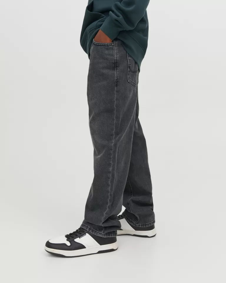 JACK & JONES Jeansy | Wyprzedaż^JWHCHRIS JJORIGINAL MF 845 JNR Jeansy o swobodnym kroju Junior Czarny
