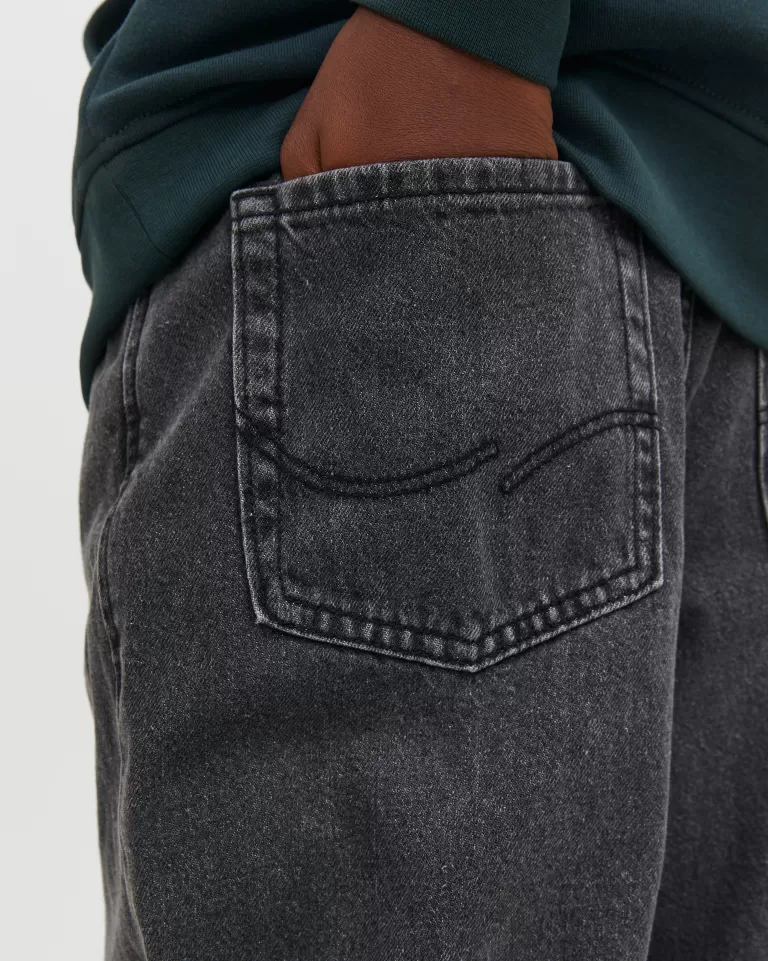 JACK & JONES Jeansy | Wyprzedaż^JWHCHRIS JJORIGINAL MF 845 JNR Jeansy o swobodnym kroju Junior Czarny