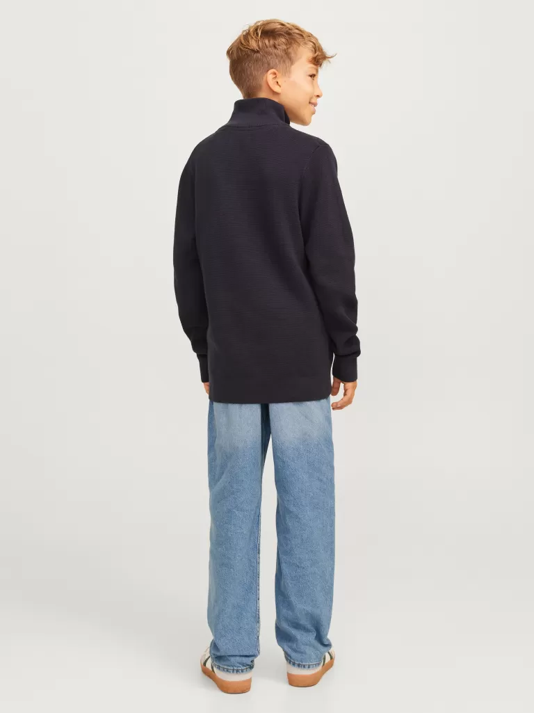 JACK & JONES Bestsellery | Jeansy^JWHCHRIS JJORIGINAL SQ 957 JNR Jeansy o swobodnym kroju Junior Niebieski
