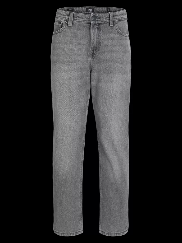 JACK & JONES Jeansy^JWHCHRIS ORIGINAL SQ 051 JNR Jeansy o swobodnym kroju Junior Szary