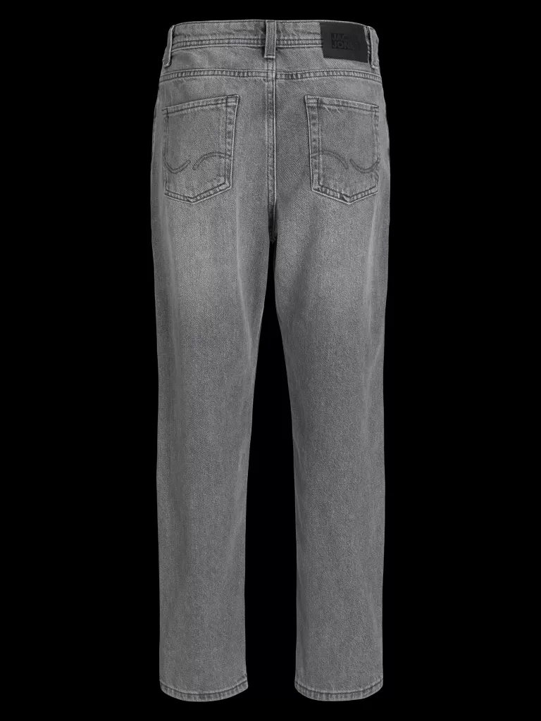 JACK & JONES Jeansy^JWHCHRIS ORIGINAL SQ 051 JNR Jeansy o swobodnym kroju Junior Szary