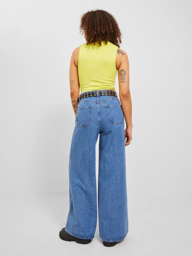 JACK & JONES Topy^JXELLIE Góra Żółty