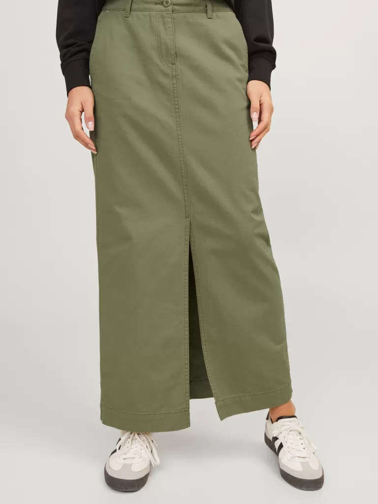 JACK & JONES Spónice^JXMADDY Spódnica Zielony