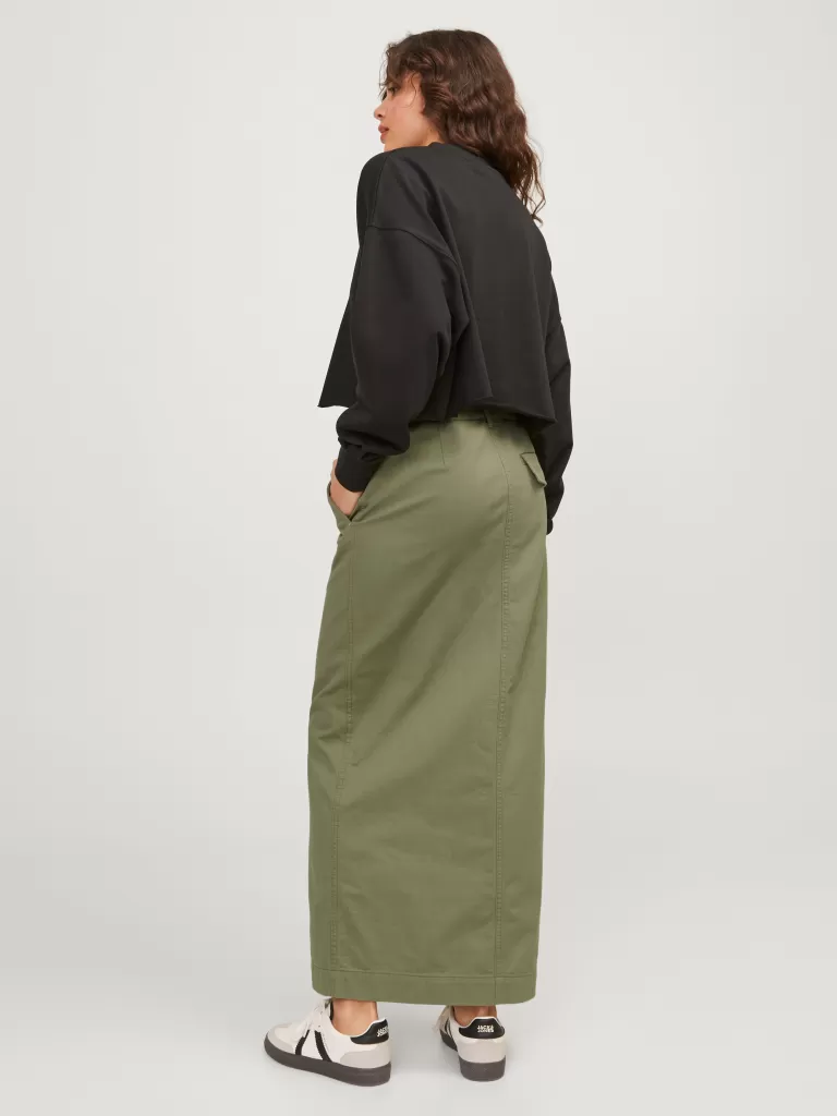 JACK & JONES Spónice^JXMADDY Spódnica Zielony