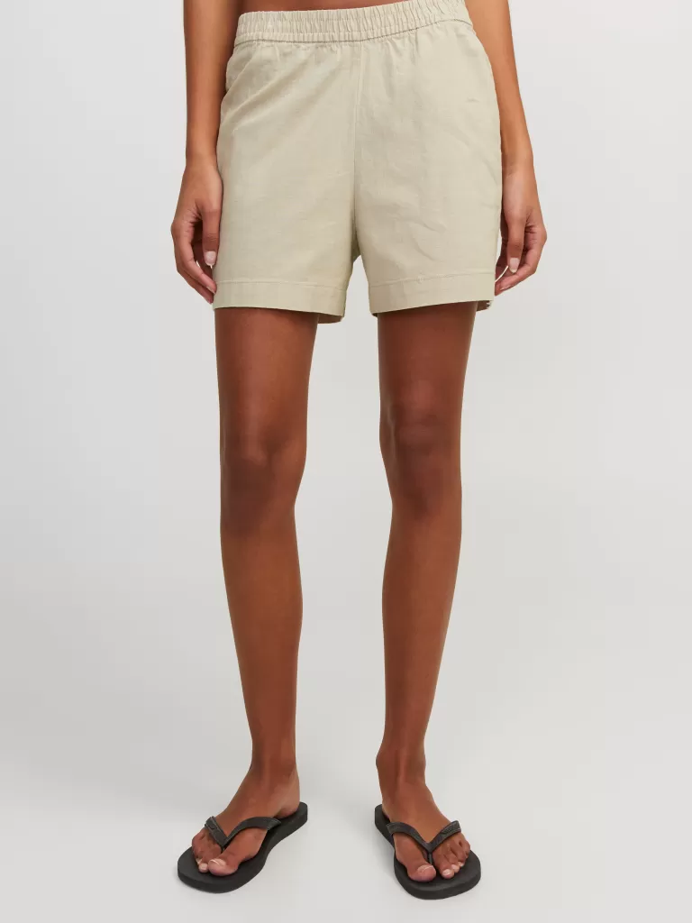 JACK & JONES Krótkie Spodenki^JXPOPPY Szorty Beżowy
