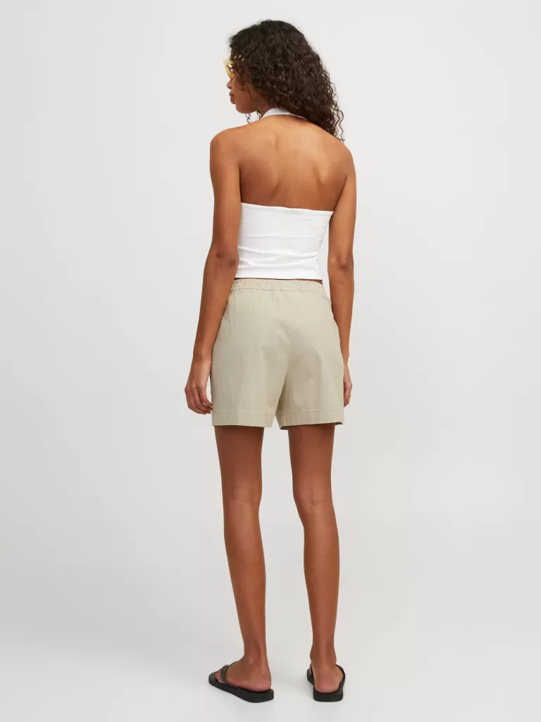 JACK & JONES Krótkie Spodenki^JXPOPPY Szorty Beżowy