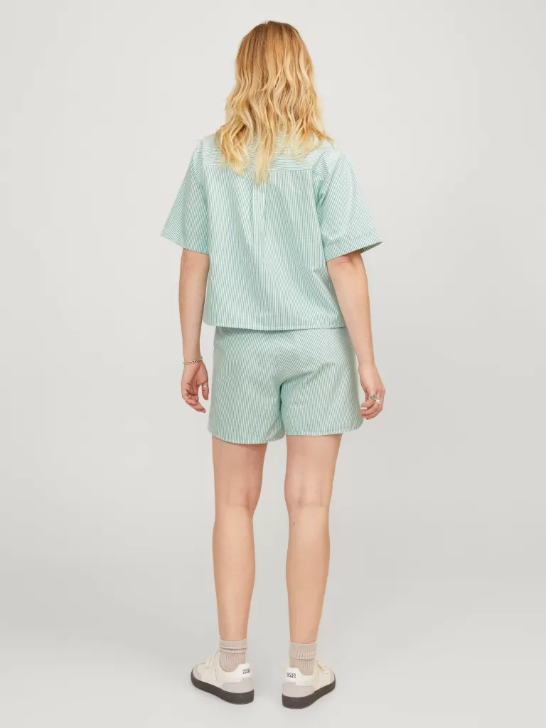 JACK & JONES Krótkie Spodenki^JXSIVA Szorty Zielony
