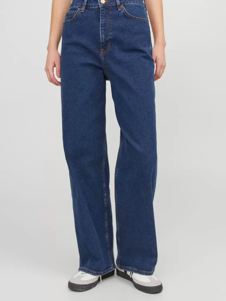 JACK & JONES Jeansy^JXTOKYO WIDE HW CC6001 Niebieski