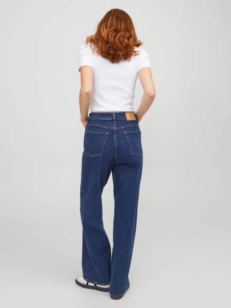 JACK & JONES Jeansy^JXTOKYO WIDE HW CC6001 Niebieski