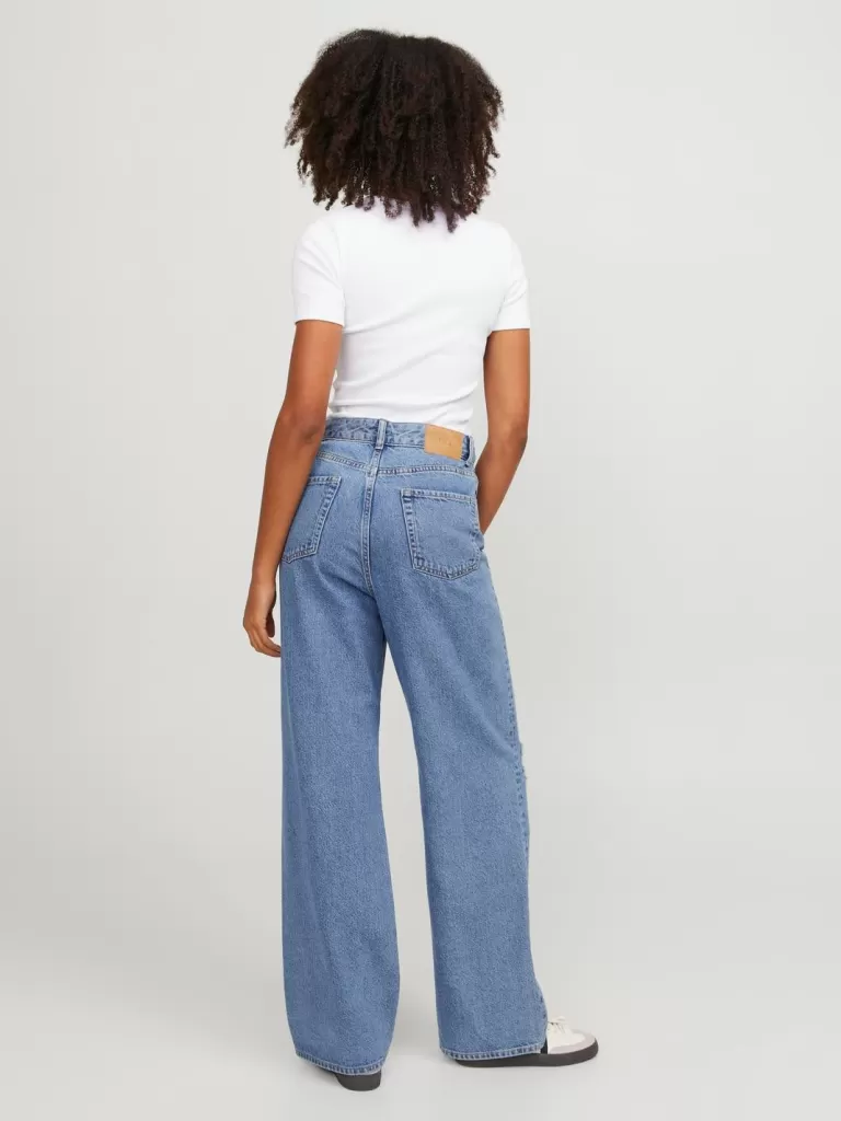 JACK & JONES Jeansy^JXTOKYO WIDE HW MR6004 B DNM NOOS Niebieski