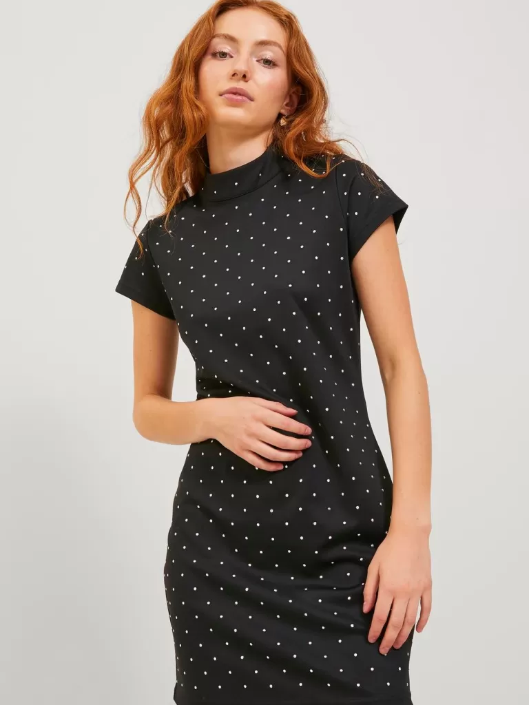 JACK & JONES Sukienki^JXVIDA Sukienka imprezowa Czarny