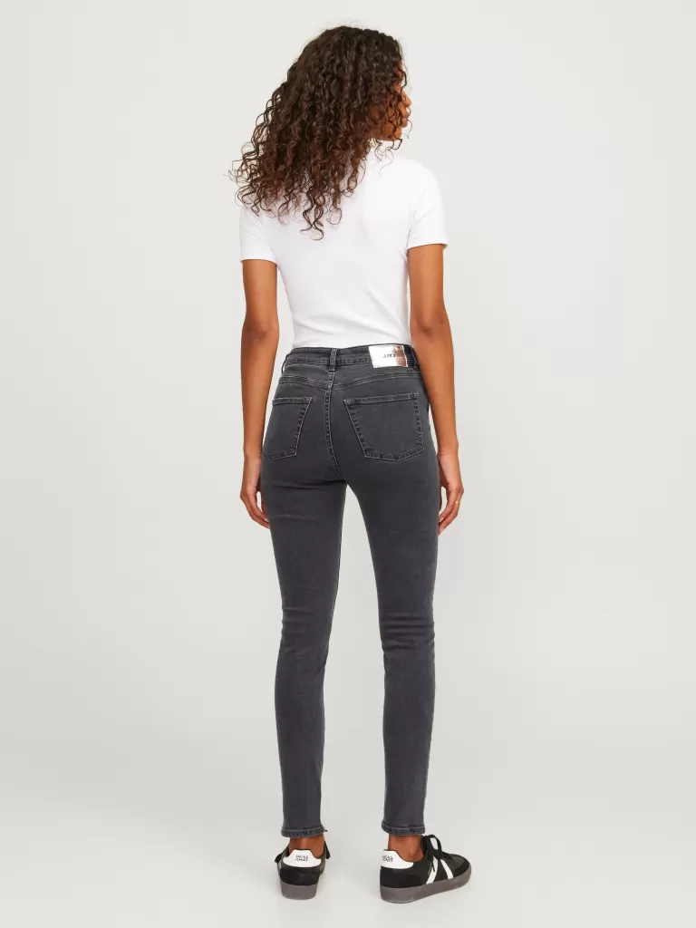 JACK & JONES Jeansy^JXVIENNA SKINNY HW S1125 JEANS DNM Szary