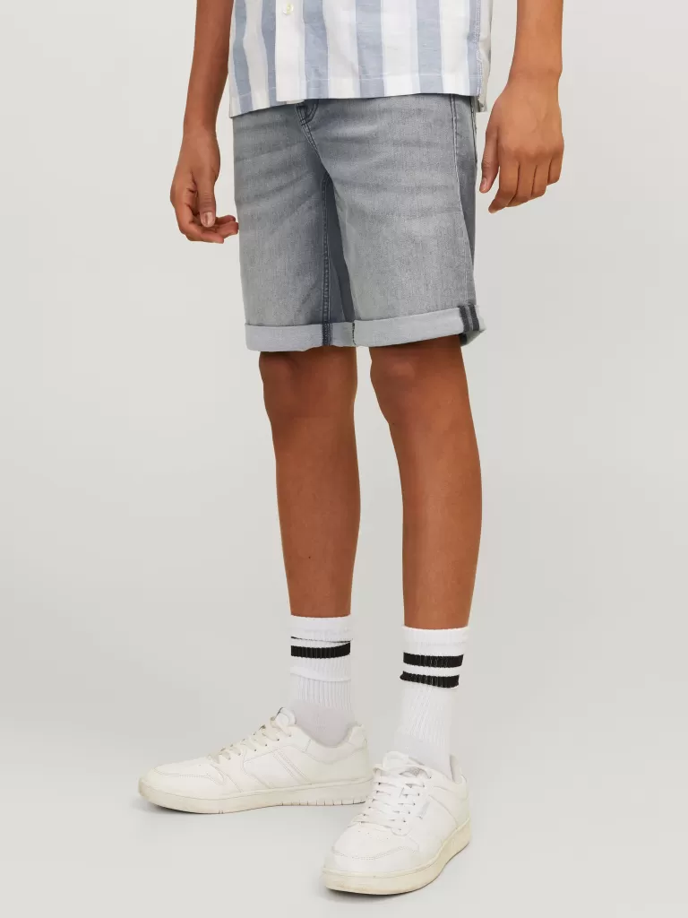 JACK & JONES Krótkie Spodenki | Wyprzedaż^Krój regularny Krótkie spodenki o kroju regular fit Junior Szary