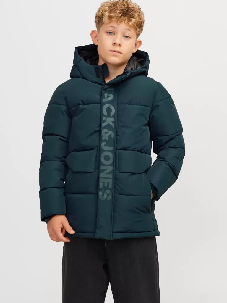 JACK & JONES Bestsellery | Kurtki^Kurtka puchowa Junior Zielony