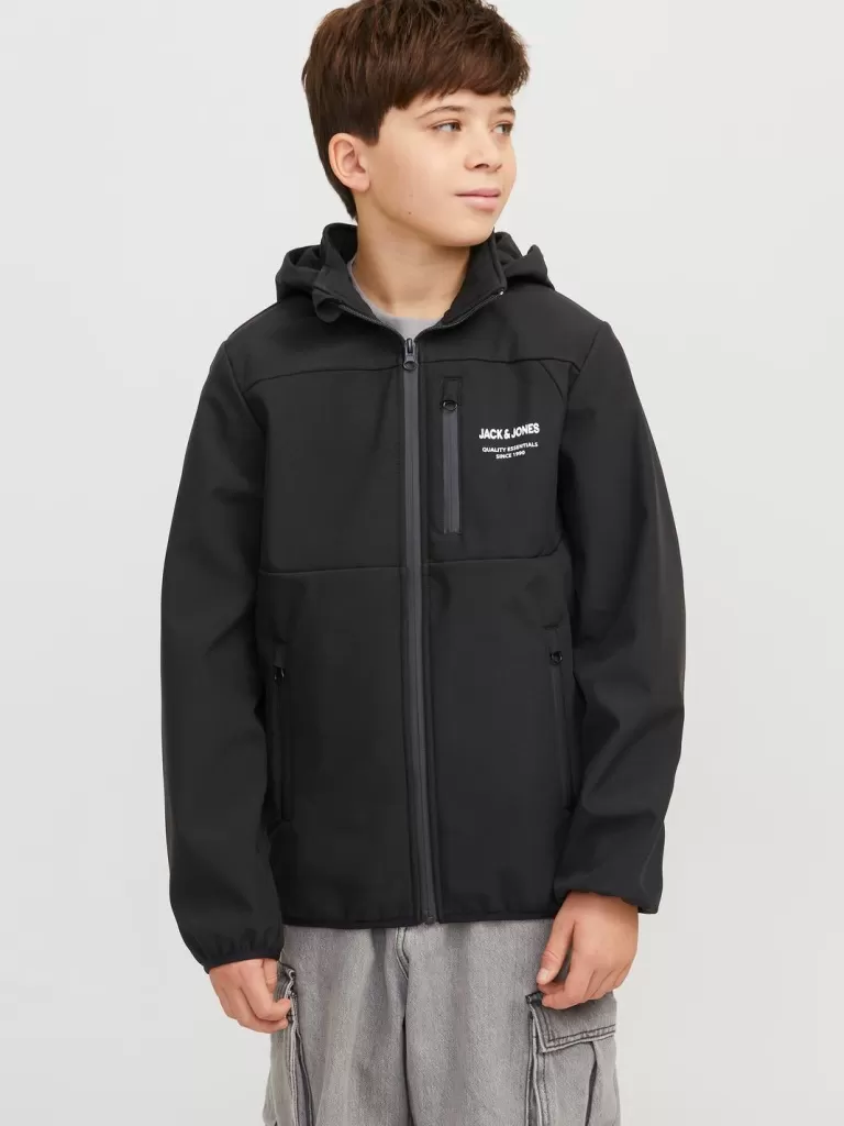 JACK & JONES Bestsellery | Kurtki^Kurtka softshell Junior Czarny