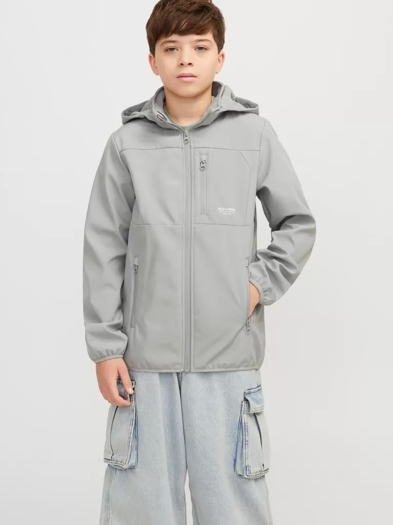 JACK & JONES Bestsellery | Kurtki^Kurtka softshell Junior Szary