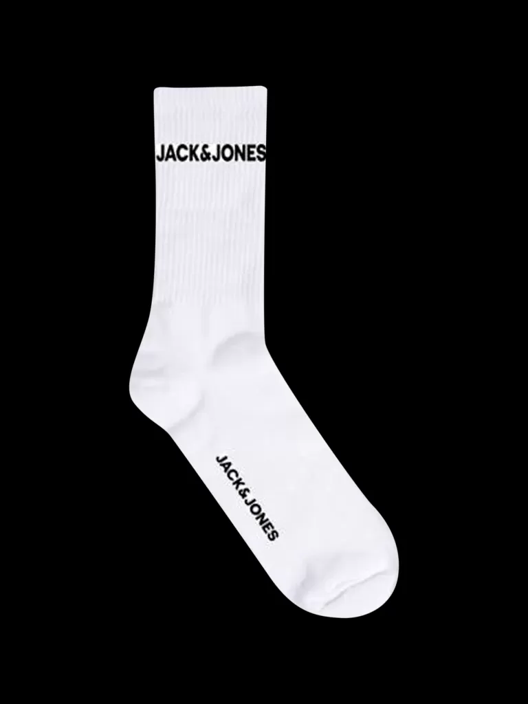 JACK & JONES Akcesoria^5-pak Skarpeta Junior Biały