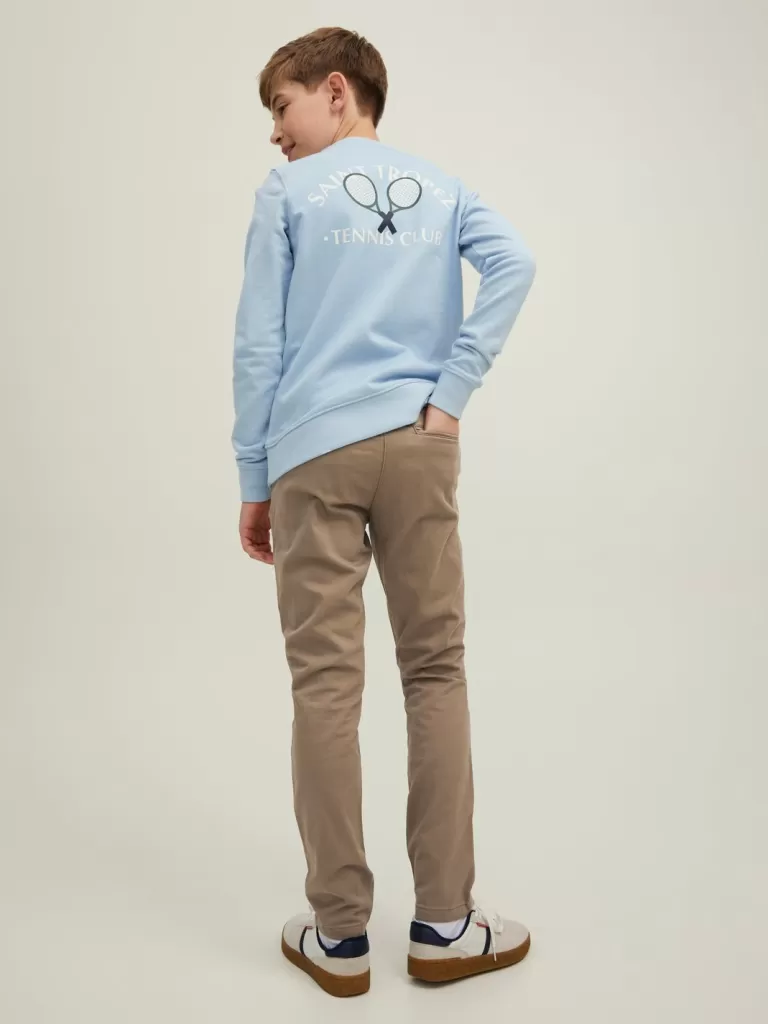 JACK & JONES Bestsellery | Spodnie^Spodnie chino Junior Beżowy